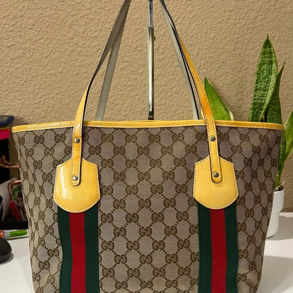 Gucci Small Canvas Tote - Picture 2 of 16